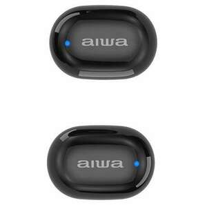 Aiwa EBTW-150WT Vezeték nélküli Bluetooth Fekete mikrofonos fülhallgató kép