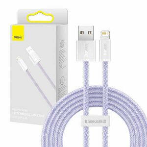 USB-kábel a Lightning Baseus Dynamic, 2, 4A, 2m (Violet) kép