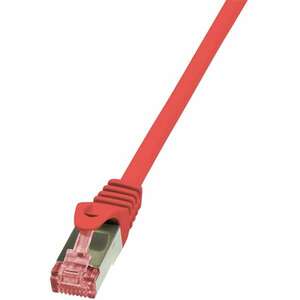 LogiLink CAT6 S/FTP Patch Kábel PrimeLine AWG27 PIMF LSZH piros 1m (CQ2034S) kép