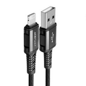 Cable USB to Lightning Acefast C1-02, 1.2m (czarny) kép