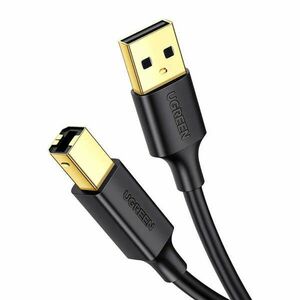 Ugreen USB type-B nyomtató kábel (apa) - USB 2, 0 (apa) 480 Mbps 1 m fekete (US135 20846) kép