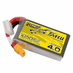 Tattu R-Line 4.0 1050mAh 14, 8V 130C 4S1P XT60 akkumulátor kép