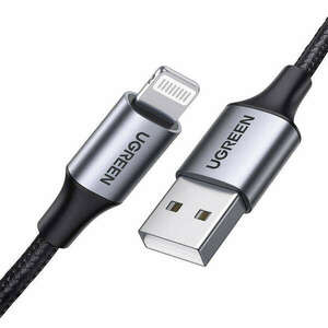 UGREEN USB Lightning kábel, 2.4A US199, 2m (fekete) kép