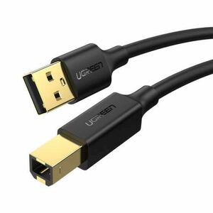 Ugreen 10352 USB kábel 3 M USB 2.0 USB A USB B Fekete kép
