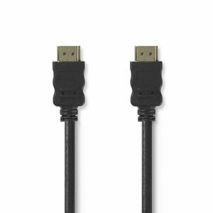 Nagysebességű HDMI ™ kábel Ethernet | HDMI™ Csatlakozó | HDMI™ Csatlakozó | 4K@30Hz | 10.2 Gbps | 25.0 m | Kerek | PVC | Fekete | Papírfüles kép