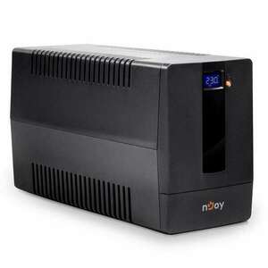 Njoy PWUP-LI200H1-AZ01B Szünetmentes + AVR Horus Plus 2000, 2000VA, 1200W, Line-Interactice, LCD Touch display kép