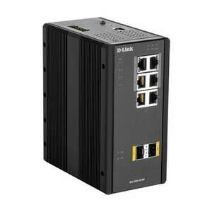D-link 8 Port L2 Managed Switch with 6 x 10/100/1000BaseT(X) ports (4 PoE) & 2 x kép