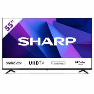 Sharp 55FN2EA 4K UHD Android Smart LED Televízió, 139 cm, Dolby Vision™ kép