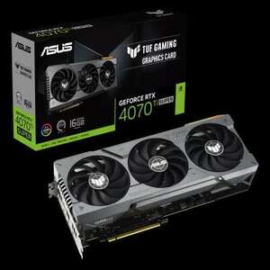 ASUS GeForce RTX 4070 Ti SUPER 16GB GDDR6X - TUF-RTX4070TIS-16G-GAMING videokárt kép