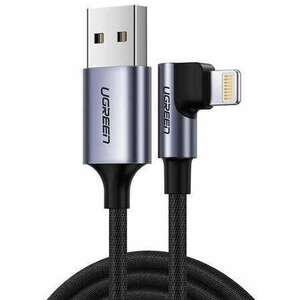 UGREEN US299 USB-A - Lightning kábel 1m fekete-szürke (60521) kép