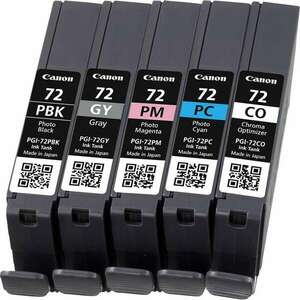 Canon PGI-72 PBK/GY/PM/PC/CO tintapatron 5 db Eredeti Standard teljesítmény Szürke, Fotó fekete, Fotó cián, Fotó bíborvörös kép