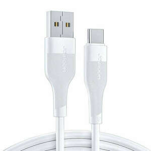 Joyroom USB kábel - USB Type C töltéshez / adatátvitelhez 3A 1m fehér (S-1030M12) kép