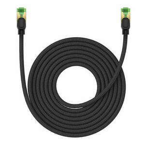 Fonott hálózati kábel Cat.8 Baseus Ethernet RJ45, 40Gbps, 8m, fekete (B0013320C111-06) kép