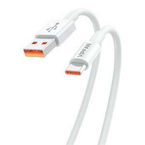 Vipfan USB-USB-C kábel X17, 6A, 1, 2m (fehér) kép