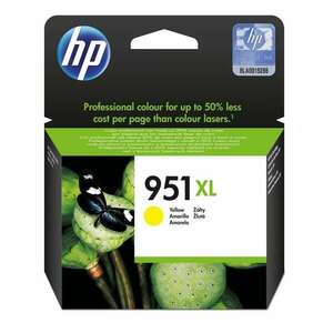 Hp 951xl/cn048ae tintapatron yellow original kép