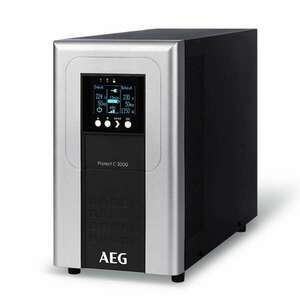 Aeg szünetmentes tápegység, protect c 3000, 3000va (2700w), 4x iec320 c13, online kettős konverziós ups, avr, lcd 30921237 kép