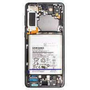 Samsung Galaxy S21 Plus 5G (SM-G996B) komplett lcd kijelző érintőpanellel fekete GH82-24555A kép