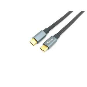 Equip Kábel - 128354 (USB-C 3.2 Gen2 to USB-C, apa/apa, PD: 100W, fekete, 1m) kép