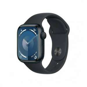 Apple Watch S9 41mm Fekete Alu tok, Fekete sport szíj (M/L) kép