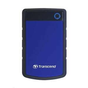 4TB 2.5" Transcend StoreJet 25H3P külső winchester USB 3.0 (TS4TSJ25H3B) ütésálló fekete-kék kép