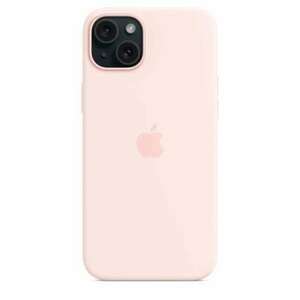 Apple MagSafe-rögzítésű iPhone 15 Plus szilikontok világos rózsaszín (MT143ZM/A) (MT143ZM/A) kép