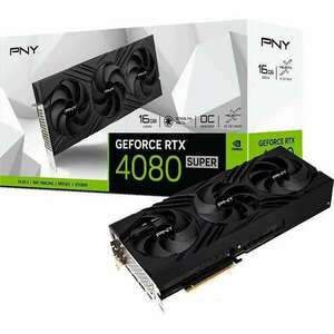 PNY GeForce RTX 4080 Super 16GB VERTO Triple Fan OC videokártya (VCG4080S16TFXPB1-O) (VCG4080S16TFXPB1-O) kép