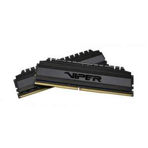 32GB 3600MHz DDR4 RAM Patriot Viper 4 Blackout CL18 (2x16GB) (PVB432G360C8K) kép