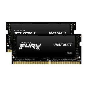 32GB 2666MHz DDR4 RAM Kingston Fury Impact notebook memória CL16 (2x16GB) (KF426S16IBK2/32) kép
