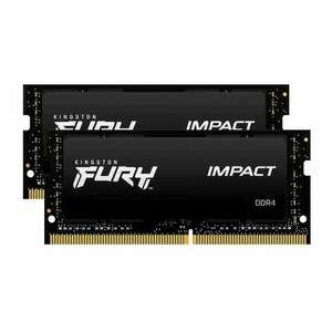 64GB 3200MHz DDR4 RAM Kingston Fury Impact notebook memória CL20 (2x32GB) (KF432S20IBK2/64 ) kép