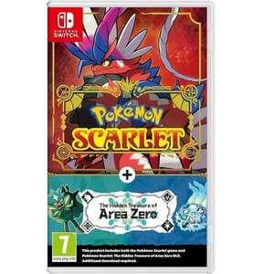 Pokémon Scarlet + The Hidden Treasure of Area Zero Nintendo Switch játékszoftver kép