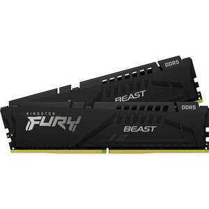 Kingston 64GB / 5200 Fury Beast Black DDR5 RAM KIT (2x32GB) kép
