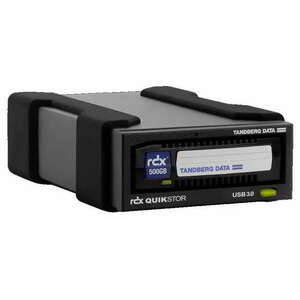 Tandberg Quikstor 8863-RDX 3.5" USB 3.0 Külső drive - Fekete + 500GB RDX kép