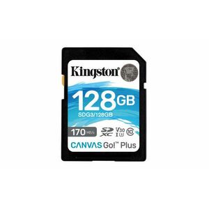Kingston SDG3/128GB memóriakártya SDXC 128GB Canvas Go Plus 170R C10 UHS-I U3 V30 kép