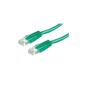 Kábel UTP CAT5e, 0, 5m, Roline zöld kép