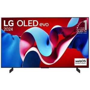 LG OLED42C41LA 4K UHD OLED Evo WebOS Smart televízió, HDR, webOS ThinQ AI, 106 cm kép