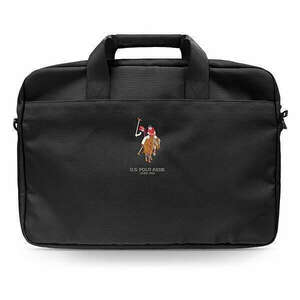 Laptop táska US Polo Assn. Hímzés 16'', nylon, fekete kép