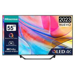 Smart TV Hisense 55A7KQ 55" 4K ULTRA HD QLED WI-FI 55" 4K Ultra HD QLED kép