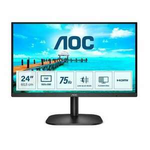 AOC 24B2XHM2 23.8'' VA LED monitor, Full HD, 75Hz, 4ms, HDMI, VGA kép