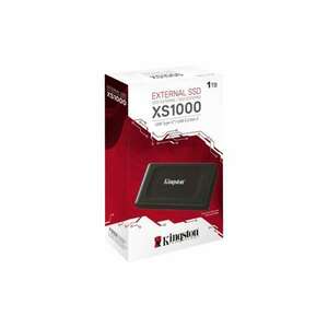 Kingston XS1000 1TB USB3.2 Gen2 C SSD fekete külső kép