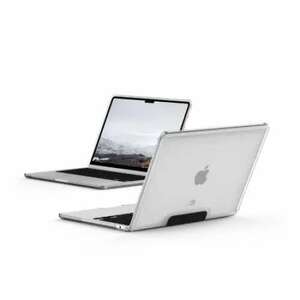 UAG U Lucent Laptop védőtok, Macbook Air 13" M2 2022 laptopokhoz, átlátszó/fekete kép