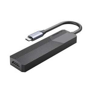 Orico USB-C 2xUSB-A/HDMI/SD&TF/USB-C notebook dokkoló sötétszürke (MDK-6P-BK-BP) kép