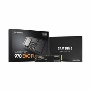 SAMSUNG SSD Belső, 500GB, 970 EVO PLUS, PCIe 3.0, NVMe M.2 kép