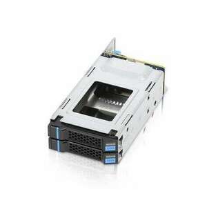 Chenbro 2-bay 2.5" HDD Cage, w/12Gbps SAS&SATA Backplane, 2* 650mm SATAIII Cable kép