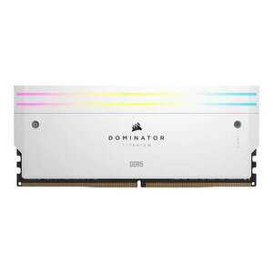 CORSAIR RAM Dominator Titanium RGB - 64 GB (2 x 32 GB Kit) - DDR5 6400 DIMM CL32 (CMP64GX5M2B6400C32W) kép