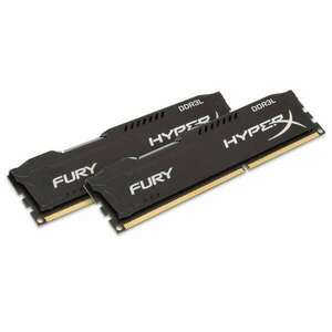 16GB 1866MHz DDR3L RAM Kingston 1.35V HyperX Fury Black Series CL10 (2x8GB) (HX318LC11FBK2/16) - Bontott termék! kép