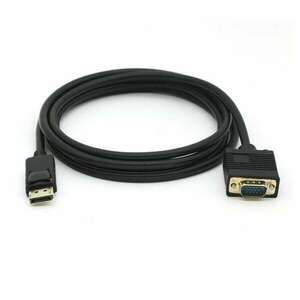 Equip 119338 video átalakító kábel 2 M VGA (D-Sub) DisplayPort Fekete (equip119338) kép