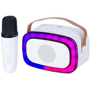Trevi XR 8A01 White XR JUMP Bluetooth hangszóró, karaoke funkcióval és mikrofonnal, fehér kép