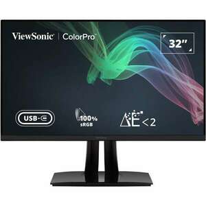32" ViewSonic VP3256-4K LCD monitor fekete (VP3256-4K) kép