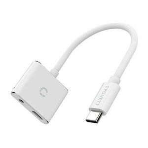 Adapter audio USB-C to mini jack 3.5mm i USB-C Cygnett Essential (white) kép