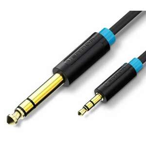 Vention 6.5mm jack/M -> 3.5mm jack/M, (audio, fekete), 2m, kábel kép